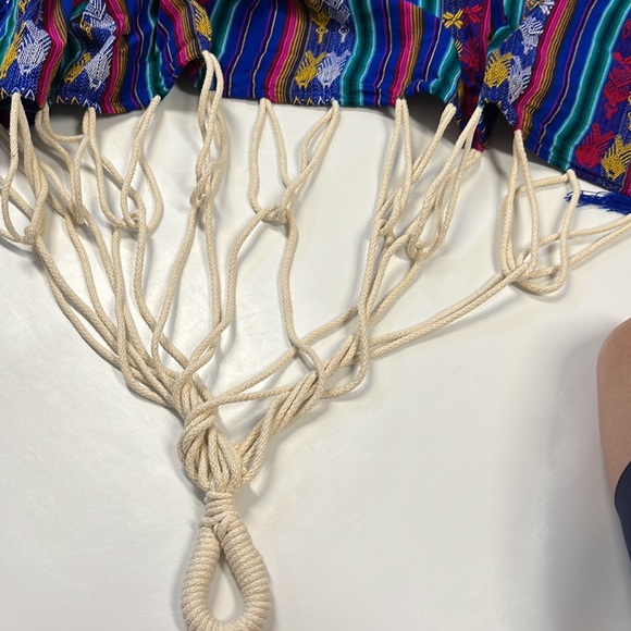Boho woven hammock NWOT - Picture 3 of 3